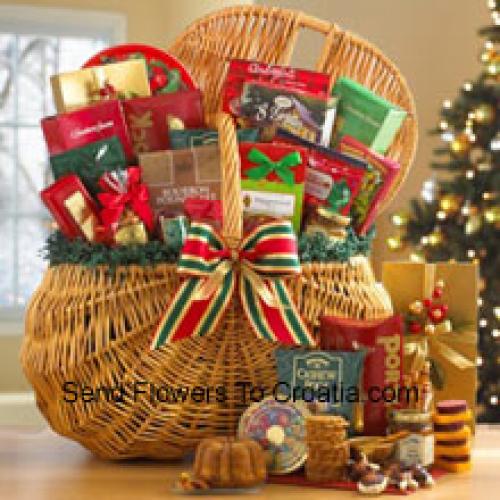 Tasty Gift Basket of Snacks